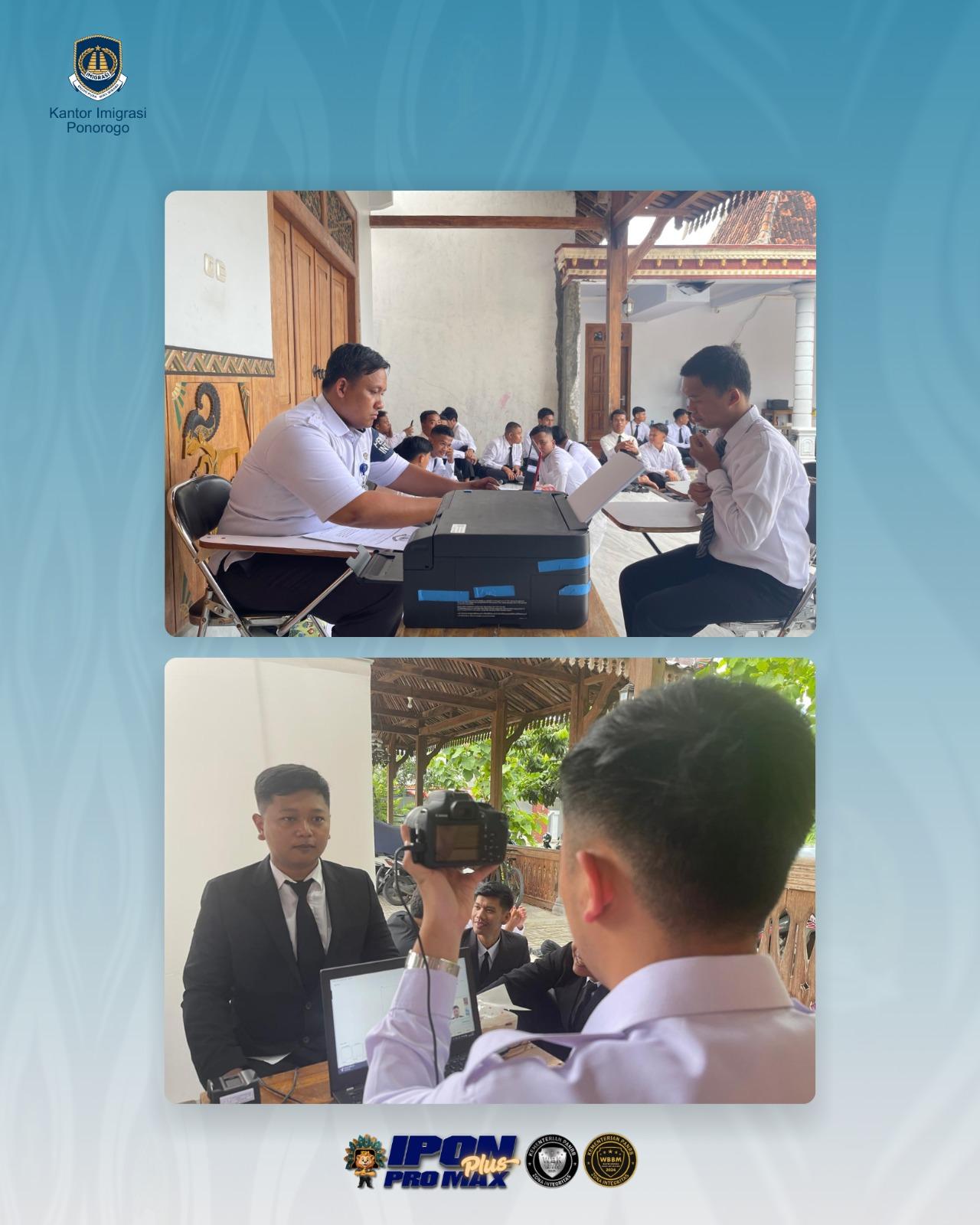 Dekatkan Pelayanan, Imigrasi Ponorogo laksanakan Eazy Passport  di LPK Aremdewo Center