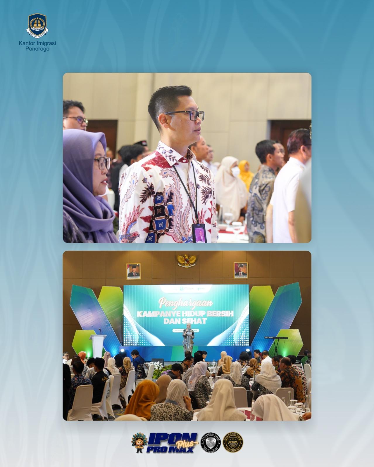 Dukung Kampanye Hidup Bersih dan Sehat, Kantor Imigrasi Ponorogo Raih Penghargaan K3 Perkantoran Tahun 2025