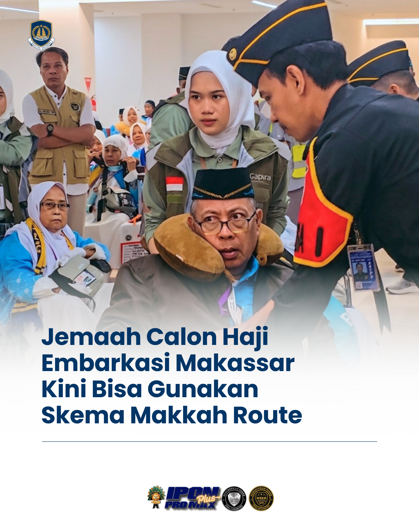 Jemaah Calon Haji Embarkasi Makassar Kini Bisa Gunakan Skema Makkah Route